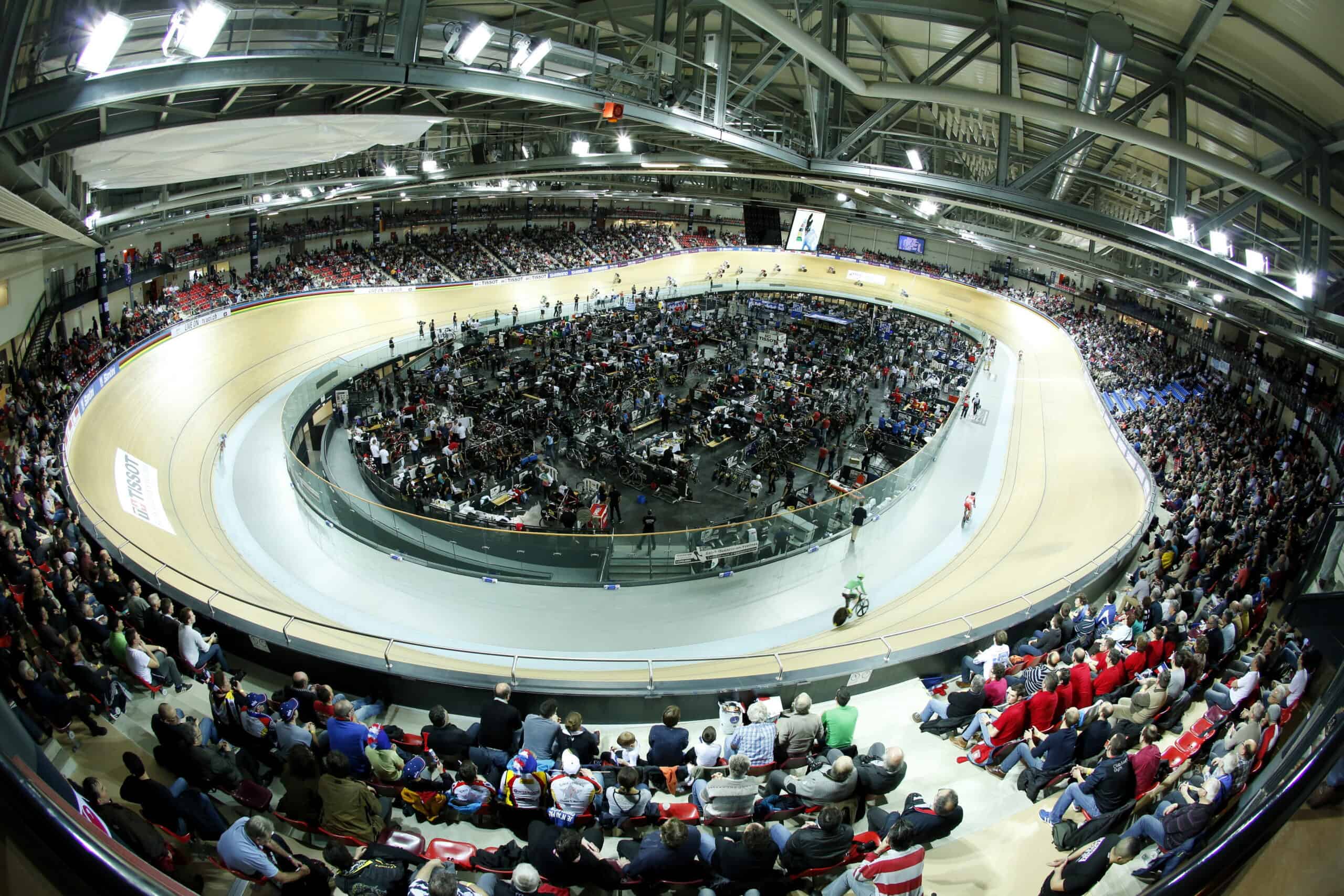 Photographies prises lors des championnats du monde de cyclisme sur piste au velodrome national de Saint-Quentin-en-Yvelines.Mention obligatoire du copyright
