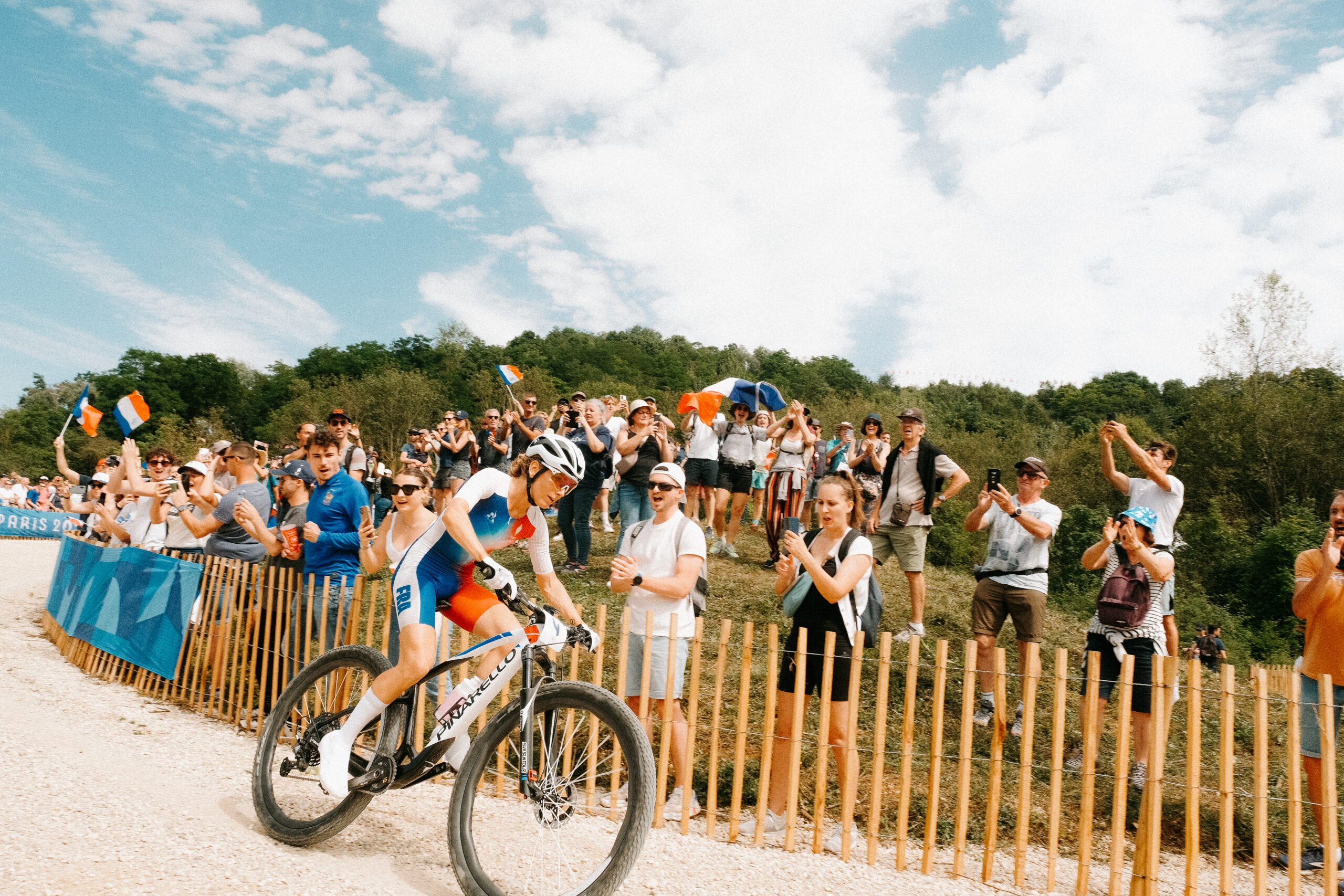 Pauline Ferrand-Prévot Epreuves VTT cross-country Colline d'Elancourt